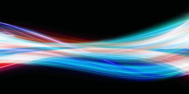 Gelecek Konsepti olarak Bilim Teknolojisi Soyut Arkaplan