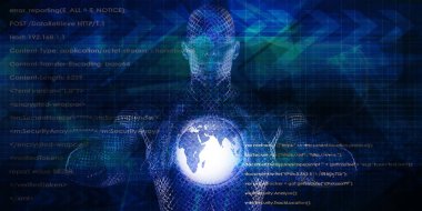 Haritada Uluslararası Şirket Seyahat Arkaplanı