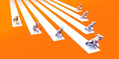 Proje Yönetimi Ekibi İş Öncüleri Sunum Arkaplanı