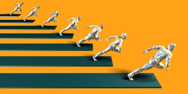 Proje Yönetimi İş Çözümleri Soyut Bir Arkaplan Olarak