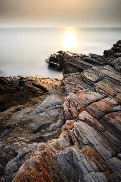 Puesta de sol en el Parque Nacional Laemya — Foto de Stock