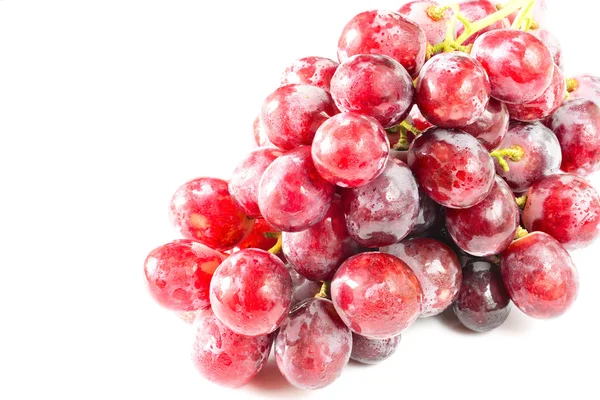Fresh grapes isolated on white background — Stock Photo, Image