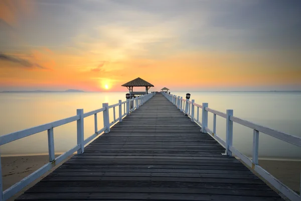 Camino en la playa — Foto de Stock