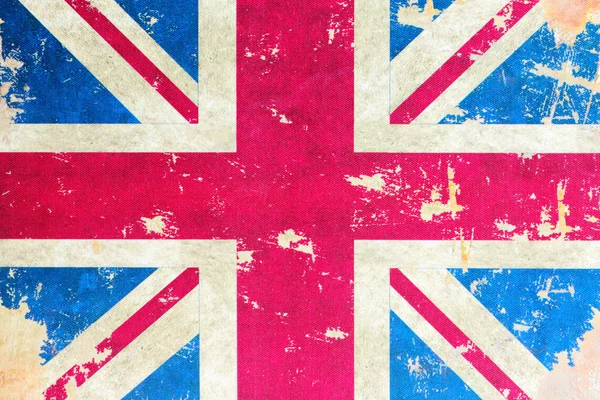 Old british flag — Stock Photo, Image