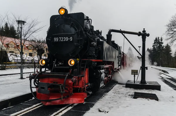 Locomotiva a vapore antica — Foto Stock