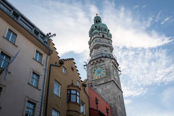 Innsbruck City Tower Parte Del Vecchio Municipio Innsbruck Tirolo Austria — Foto Stock