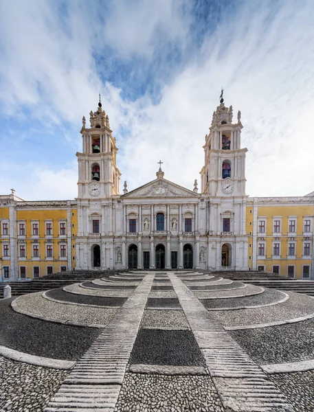 Fachada Palácio Mafra Mafra Portugal — Fotografia de Stock
