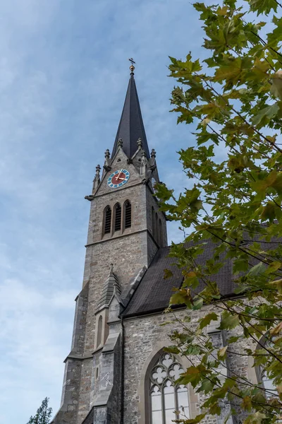 Catedral Florin Vaduz Liechtenstein — Fotografia de Stock