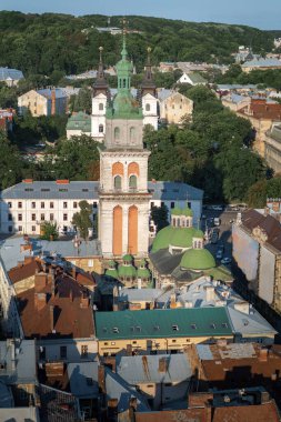 Dormition Church ve Korniakt Tower - Lviv, Ukrayna