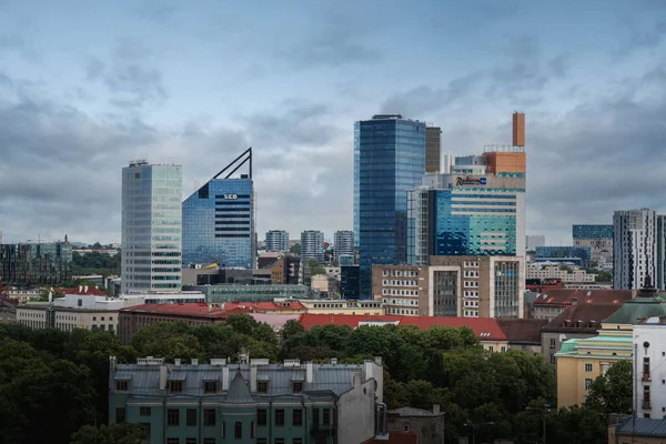 Таллин Эстония Июля 2019 Таллинн Центр Города Skyline Район Современными — стоковое фото