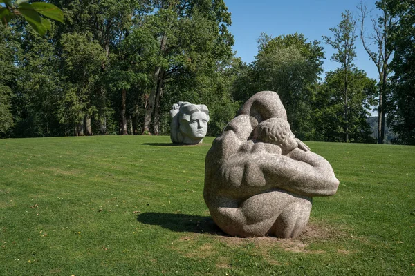 Sigulda Lettland Juli 2019 Skulpturen Von Indulis Ranka Turaida Museum — Stockfoto