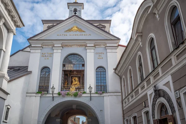 Vilnius Lithuania Jul 2019 Gate Dawn Chapel Our Lady Gate — Stock Photo, Image