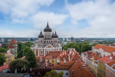 Toompea Tepesi ve Alexander Nevsky Katedrali - Tallinn, Estonya