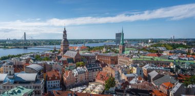 Riga Katedrali ve Vansu Köprüsü - Riga, Letonya