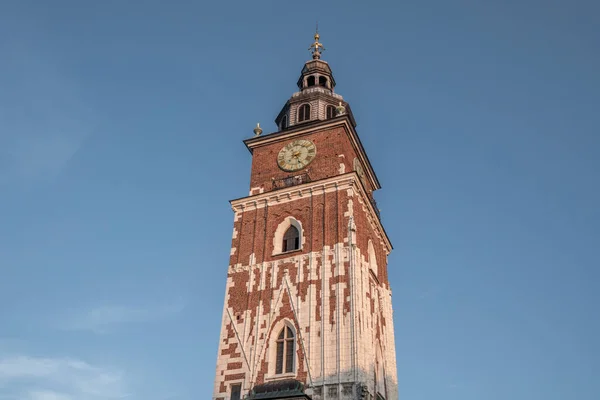 Town Hall Tower Main Market Square Krakow Poland — Photo
