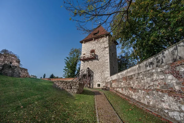 Saltworks Castle Tower Wieliczka Poland — стоковое фото