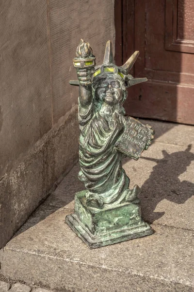 Wroclaw Poland Aug 2019 Lady Liberty Dwarf Lady Wolnosc 2005 — Stockfoto