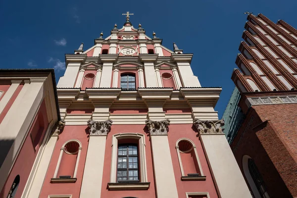 Église Jésuite Église Gracieuse Mère Dieu Varsovie Pologne — Photo
