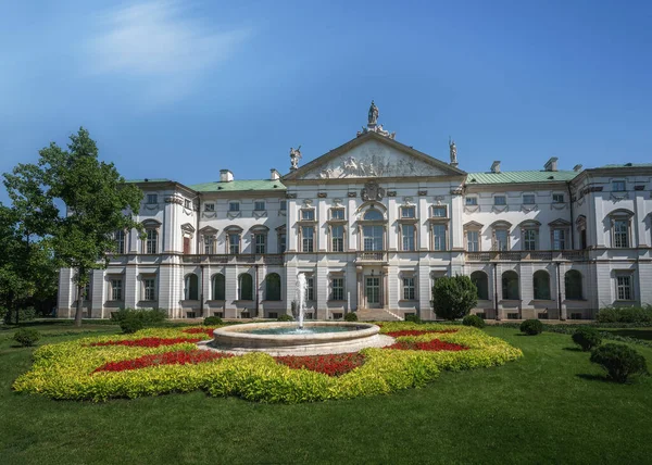 Varsovie Pologne Août 2019 Krasinski Palace Gardens Varsovie Pologne — Photo