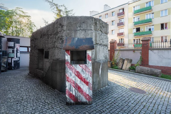 Warsaw Poland Aug 2019 Tobruk Style Pillbox Warsaw Uprising Museum — стоковое фото