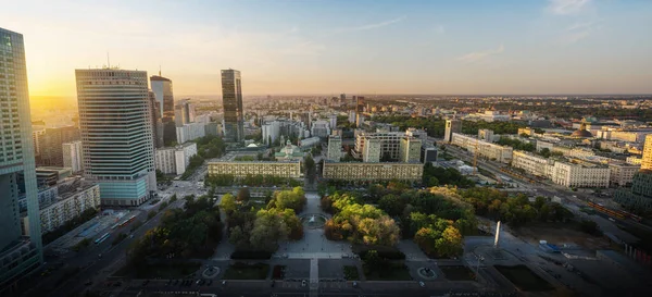 Панорамный Вид Варшаву Парк Светокшиских Варшава Польша — стоковое фото