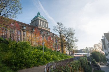 Zürih, İsviçre - 22 Kasım 2019: Zürih Üniversitesi, İsviçre