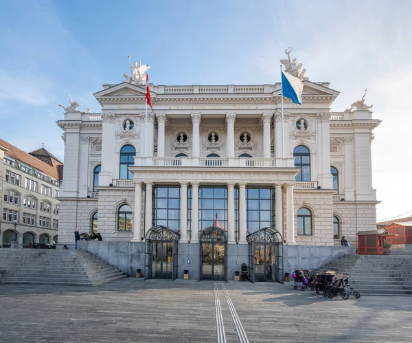 Zürich Schweiz 2019 Opernhaus Zürich Zürich Schweiz — Stockfoto