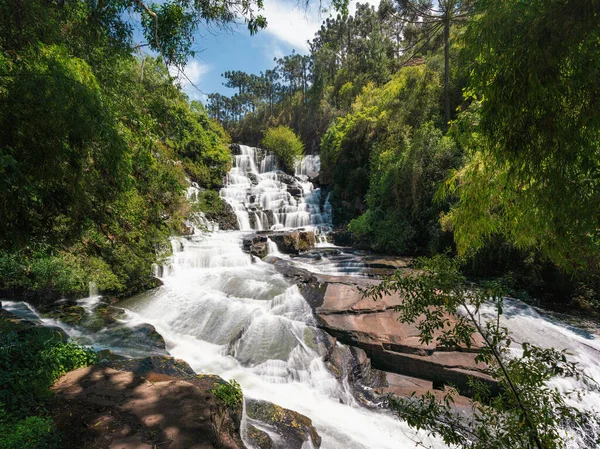 Wasserfall Moinho Cascata Moinho Canela Rio Grande Sul Brasilien — Stockfoto