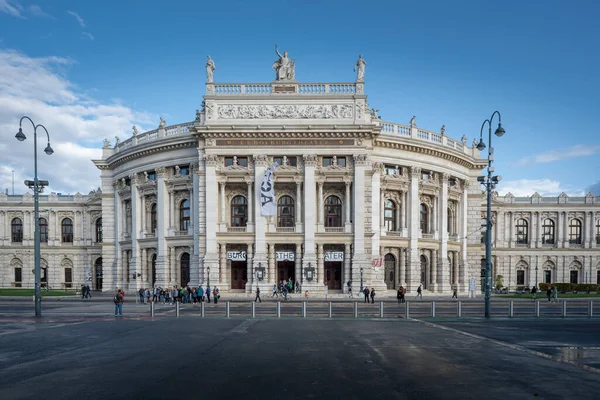 Wien Österrike Okt 2019 Burgtheater Österrikes Nationalteater Wien Österrike — Stockfoto