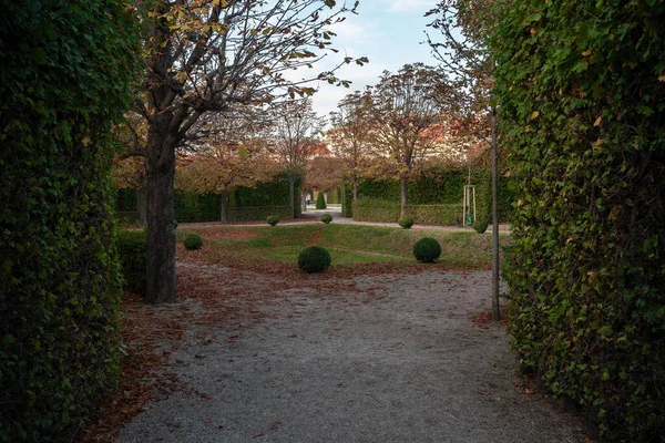 오스트리아 2019 Belvedere Palace Gardens Vienna Austria — 스톡 사진