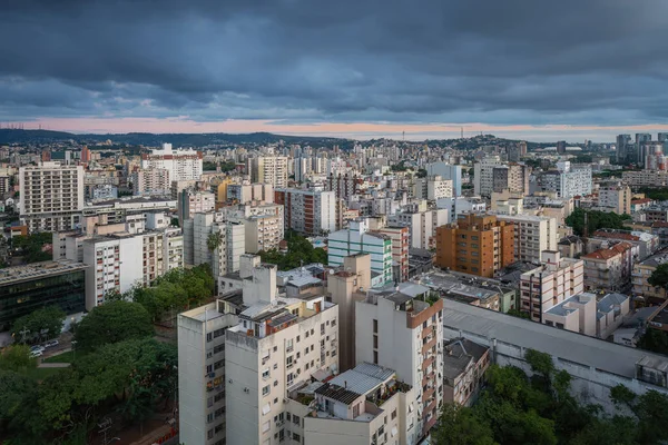 Porto Alegre Şehri Cidade Baixa Mahallesi Nin Hava Manzarası Porto — Stok fotoğraf