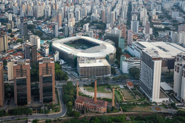 Sao Paulo Brazil Apr 2022 Aerial View Allianz Parque Soccer — Photo