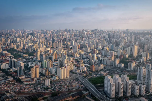 Aerial View Sao Paulo Eng Orlando Murgel Viaduct Sao Paulo — 스톡 사진
