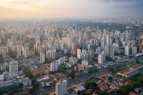 Aerial View Indianapolis Neighborhood Sao Paulo Brazil — Zdjęcie stockowe