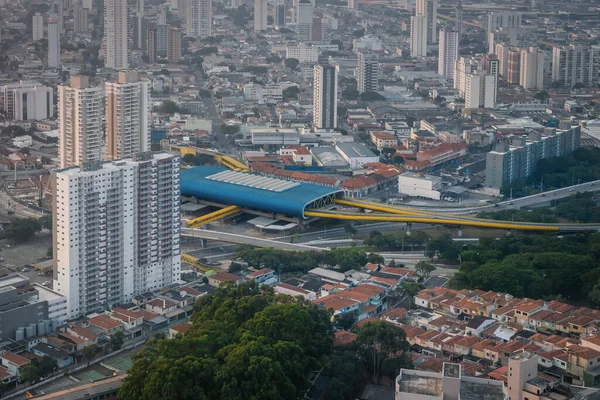 Sacoma Bus Terminal Aerial View Σάο Πάολο Βραζιλία — Φωτογραφία Αρχείου
