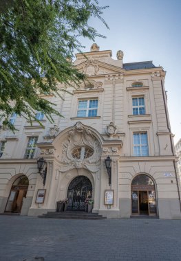 Bratislava, Slovakia - Oct 14, 2019: Reduta Building - Slovak Philarmonic - Bratislava, Slovakia