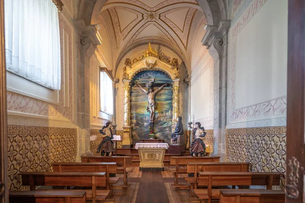Braga Portugal Febrero 2020 Capilla Bom Jesus Basílica Iglesia Interior — Foto de Stock