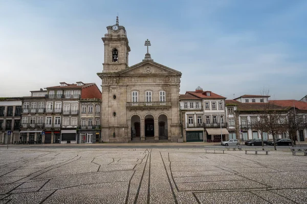 Basílica San Pedro Plaza Largo Toural Guimaraes Portugal — Foto de Stock