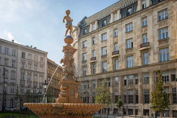 Будапешт Венгрия Октября 2019 Года Zsolnay Fountain Площади Йожефа Надора — стоковое фото