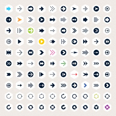 100 ok işareti simge seti. beyaz daire şekiller üzerindeki siyah piktogram. Modern basit minimal, düz, düz, mono, tek renkli, düz, çağdaş tarzı. çizimde web internet tasarım öğesi 8 eps vektör