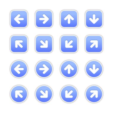 ok işareti ile mavi Sticker