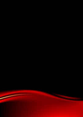 Red stage curtain on black background. Template paper size a4 vertical format. Luxury backdrop with wave strip in dark style. Empty space for text or sign. Vector illustration design element 8 eps