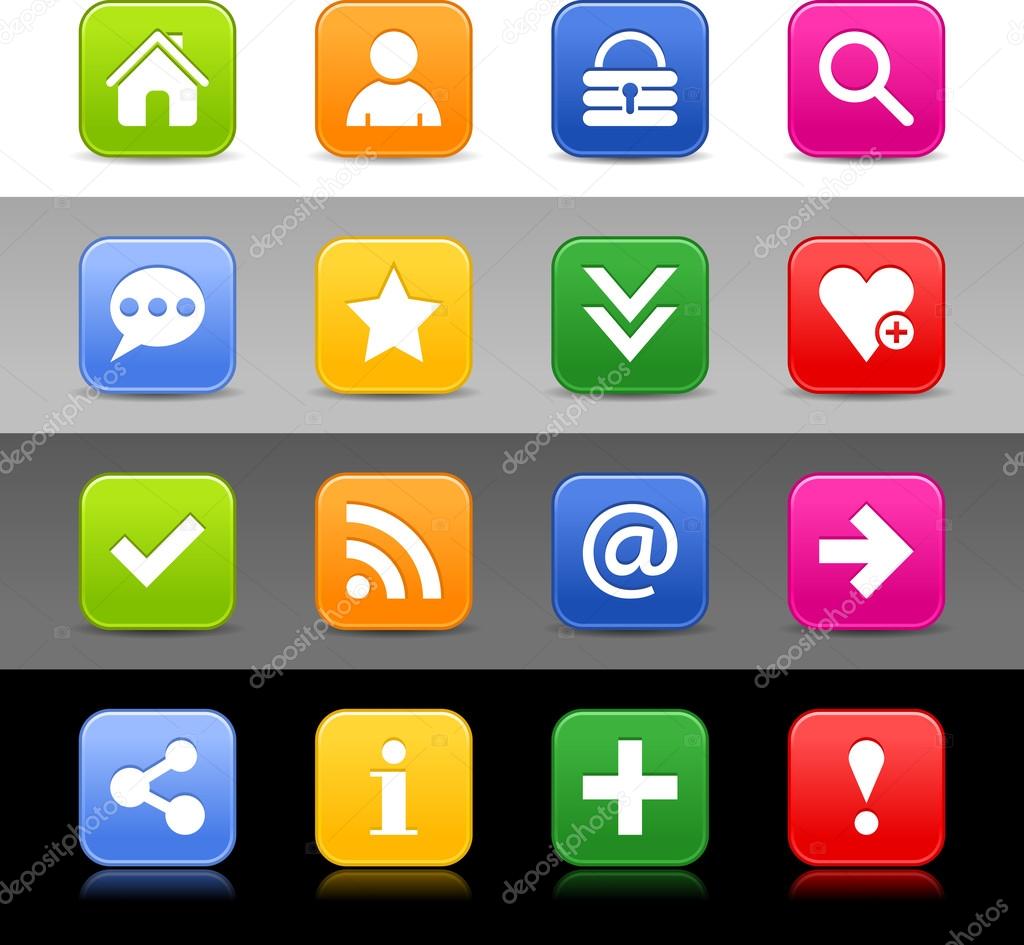 16 Web Button Basic 23688545 - WDRFree Vector illustration of 16 Web Button Basic 23688545