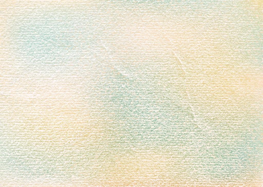 Watercolor paper vintage texture with damages, folds and scratches. Old blank background with space for text. Green, blue, brown, beige color spots. Vector illustration design element in 8 eps