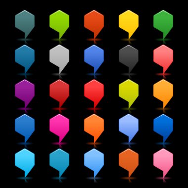 25 basit eşleme pimleri web 2.0 düğmeleri