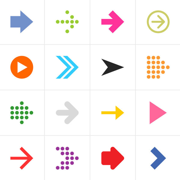 Набор пиктограмм со стрелками
