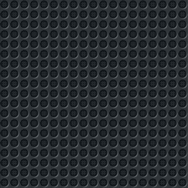 Dikişsiz doku, desen siyah metal yüzey koyu gri arka delikli. Şablon boyutu kare biçimi. Bu resim bir bit eşlem kopyalayın benim vektör çizim olduğunu
