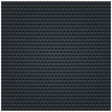 Subtle pattern black background seamless texture perforated metal surface with double circular holes. This image is a bitmap copy my vector illustration clipart
