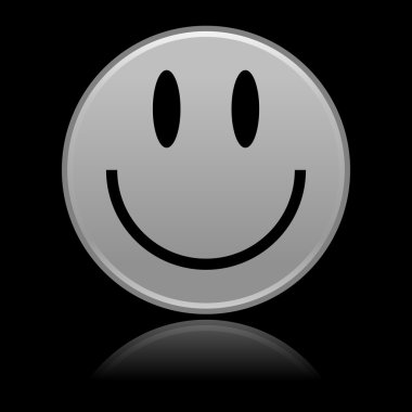 siyah gri gülen keçeleşmiş