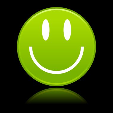 siyah yeşil gülen keçeleşmiş